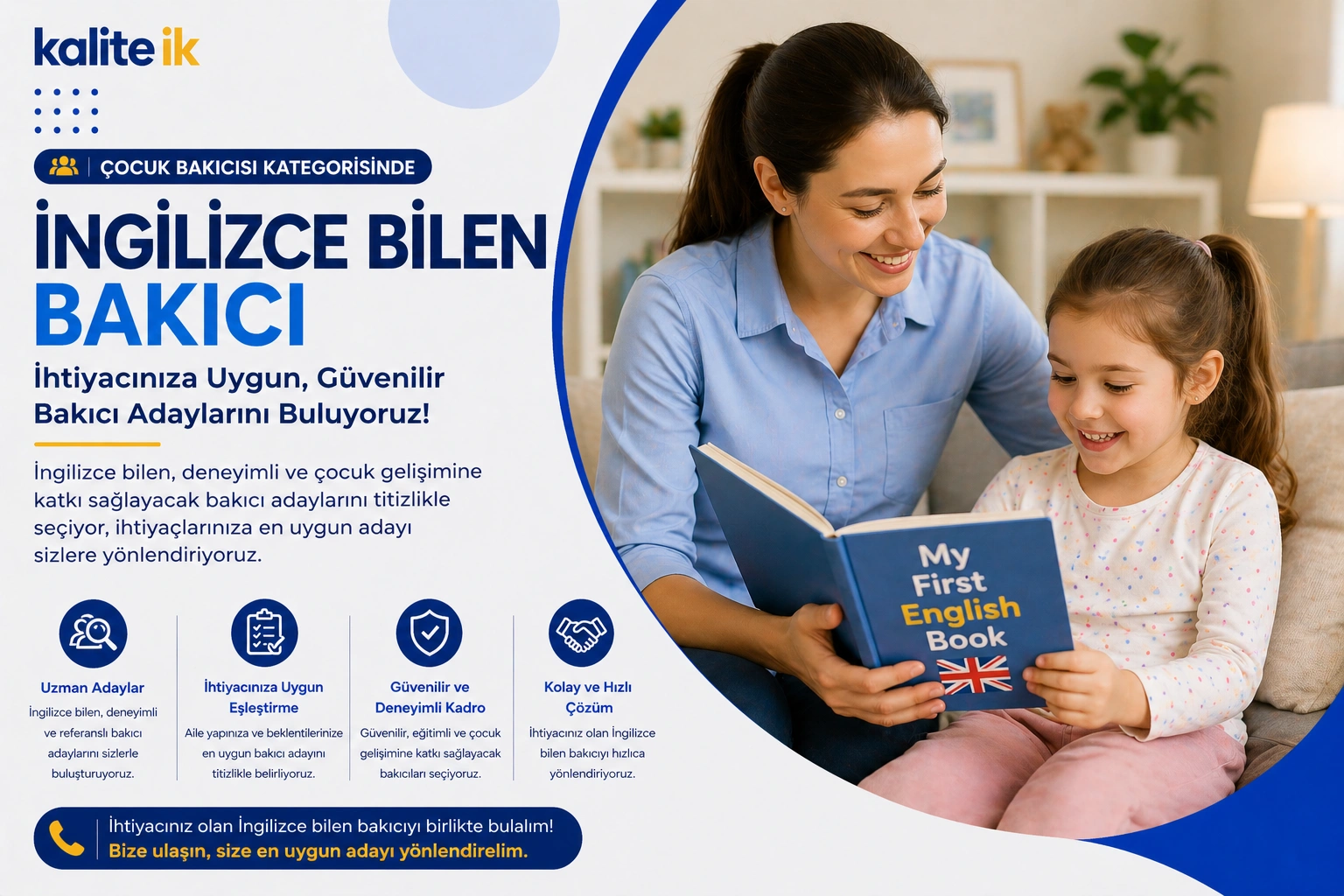 İngilizce Bilen Bakıcı