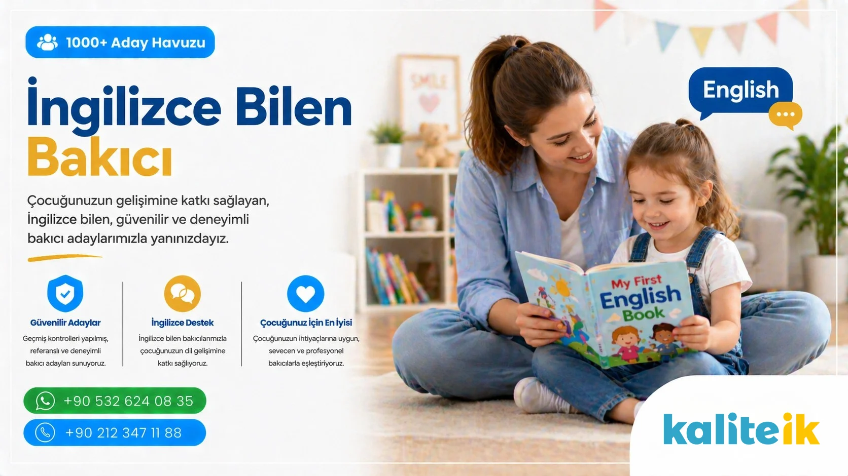İngilizce Bilen Bakıcı